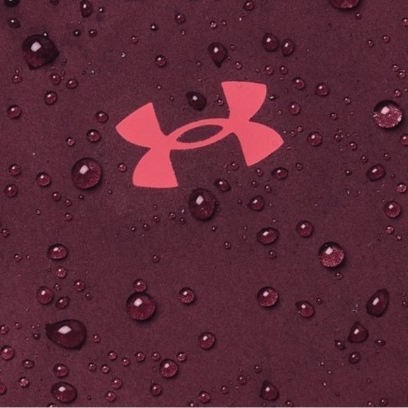 NWT Under Armour Men's Project Rock Iron Paradise Jacket in Dark Maroon size 2XL - Picture 3 of 11